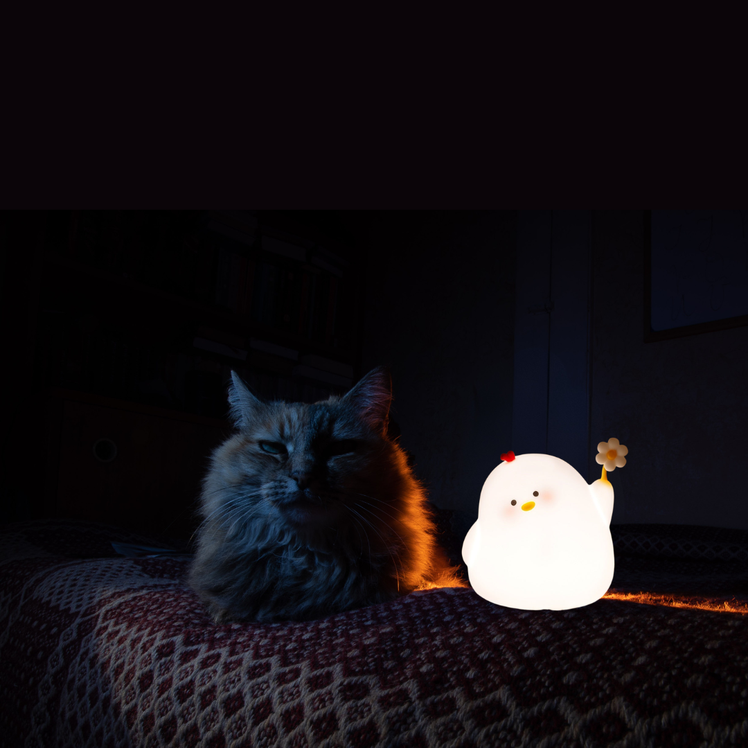 Pet Calming Night Light – Soft Glow Comfort Lamp
